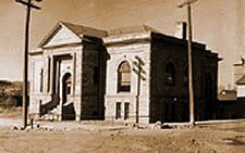 old photo of the library